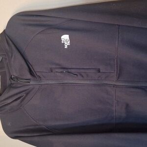 North Face men's XL Canyonland Full Zip Hooded Black Lightweight Jacket